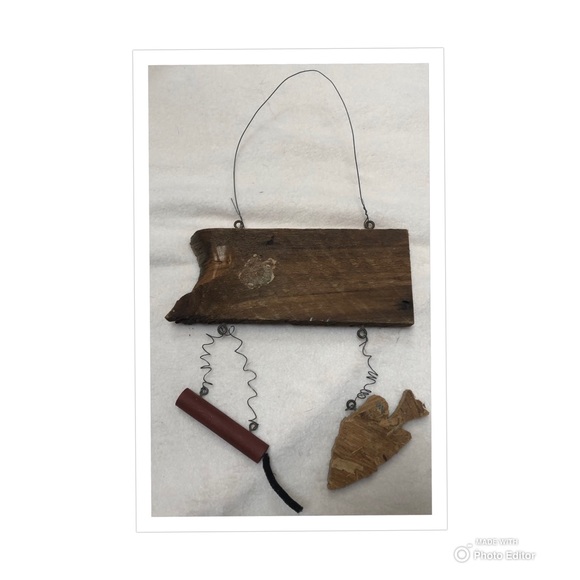 RUSTIC HOME DECOR FISHING REDNECK FISH FINDER CAVE - Picture 3 of 9